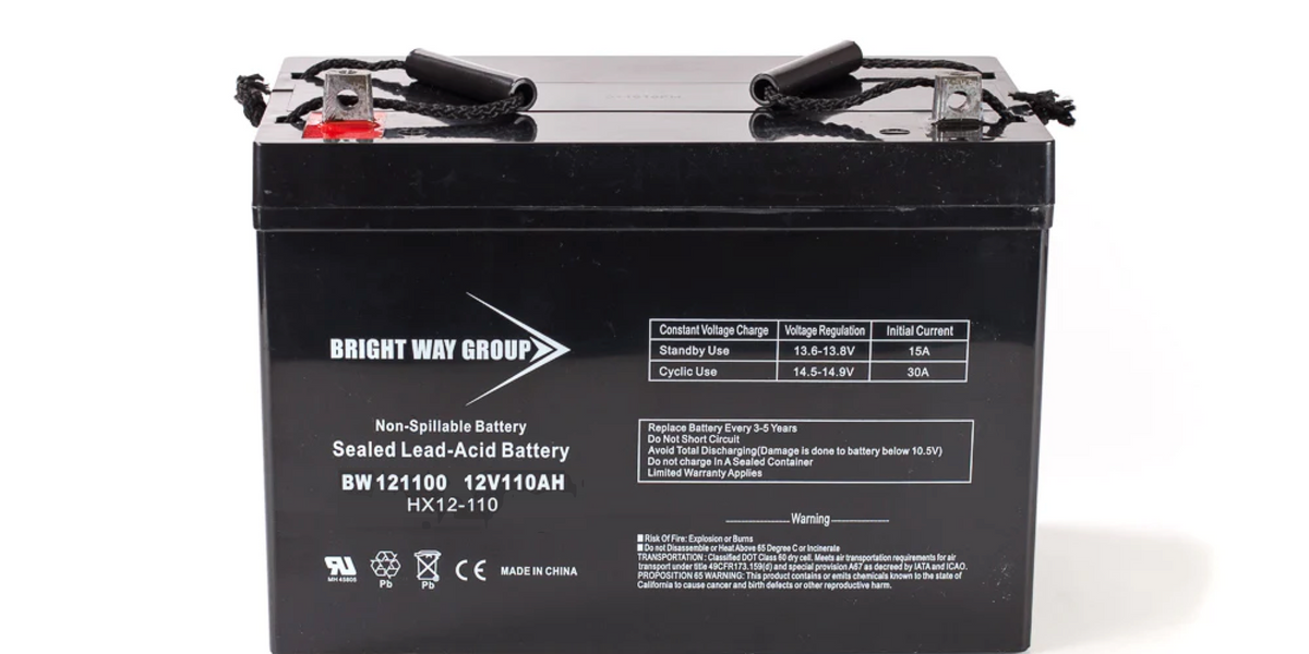 Bright Way Group BW 121100 Z (Group 30H) - 12V 110Ah SLA Battery