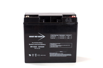 Bright Way Group BW 12220 IT - 12V 22AH SLA Battery — Battery Wholesale